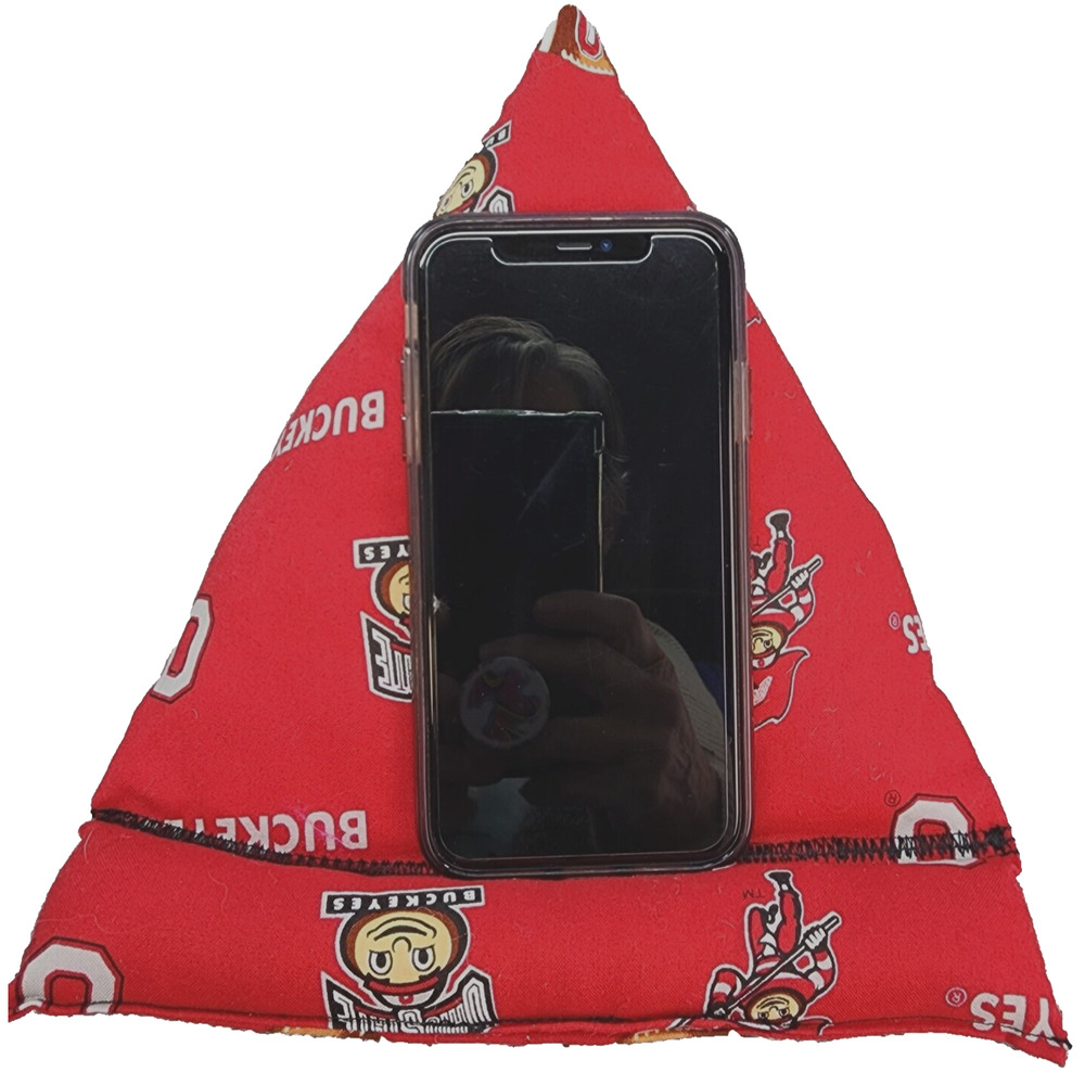 Ohio State Buckeyes Football Cell Phone Pillow Book Rest Stand Fabric Tablet